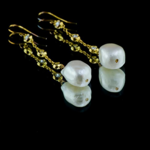 White Earrings